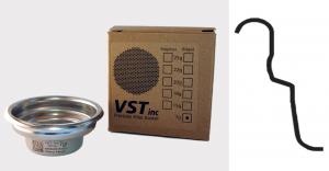 Foto: VST-7-STD: Precyzyjny filtr ze stali nierdzewnej do espresso VST 7 gram - standardowy (z wypustką z boku)