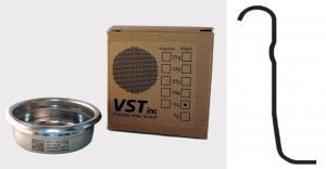 Foto: VST-15-STD: Precyzyjny filtr ze stali nierdzewnej do espresso VST 15 gram - standardowy (z wypustką z boku)