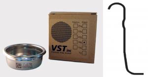 Foto: VST-18-STD: Precyzyjny filtr ze stali nierdzewnej do espresso VST 18 gram - standardowy (z wypustką z boku)