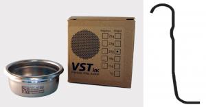 Foto: VST-20-STD: Precyzyjny filtr ze stali nierdzewnej do espresso VST 20 gram - standardowy (z wypustką z boku)