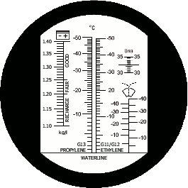 Refraktometr RBC4AB-ATC o dwóch skalach - STOSOWNY – UNIWERSALNY